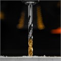 Сверло спиральное по металлу 8 x 117мм, Р6М5, Golden Tip, многогранная заточка Denzel 37153