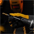 Сверло спиральное по металлу 9 x 125мм, Р6М5, Golden Tip, многогранная заточка Denzel 37155
