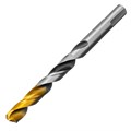 Сверло спиральное по металлу 10 x 133мм, Р6М5, Golden Tip, многогранная заточка Denzel 37156