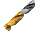 Сверло спиральное по металлу 11 x 142мм, Р6М5, Golden Tip, многогранная заточка Denzel 37157