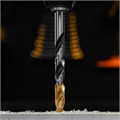 Сверло спиральное по металлу 11 x 142мм, Р6М5, Golden Tip, многогранная заточка Denzel 37157