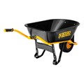 Тачка строительная, усиленная, объем 130 л, 230 кг, колесо 15х6.00-6 Denzel 37180