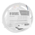Шнур сетевой Energy Series, ПВС, 1,5 м, 2 x 1 мм, с неразборной вилкой, белый, Denzel 37367