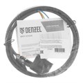 Шнур сетевой Energy Series, ПВС, 1,5 м, 3 x 1 мм, с неразборной вилкой, черный, Denzel 37370
