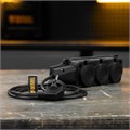 Шнур сетевой Energy Series, ПВС, 1,5 м, 3 x 1 мм, с неразборной вилкой, черный, Denzel 37370