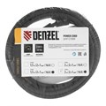 Шнур сетевой Energy Series, ПВС, 3 м, 2 x 1 мм, с неразборной вилкой, черный, Denzel 37372