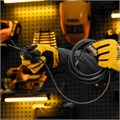 Шнур сетевой Energy Series, ПВС, 3 м, 2 x 1 мм, с неразборной вилкой, черный, Denzel 37372
