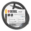 Шнур сетевой Energy Series, ПВС, 1,5 м, 2 x 1,5 мм, с неразборной вилкой, черный, Denzel 37376