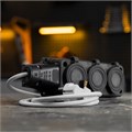 Шнур сетевой Energy Series, ПВС, 1,5 м, 3 x 1,5 мм, с неразборной вилкой, белый, Denzel 37377