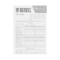 Шнур сетевой Energy Series, ПВС, 1,5 м, 3 x 1,5 мм, с неразборной вилкой, черный, Denzel 37421