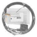 Шнур сетевой Energy Series, ПВС, 1,5 м, 3 x 1,5 мм, с неразборной вилкой, черный, Denzel 37421