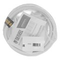 Шнур сетевой Energy Series, ПВС, 3 м, 2 x 1,5 мм, с неразборной вилкой, белый, Denzel 37422
