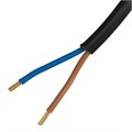 Шнур сетевой Energy Series, ПВС, 3 м, 2 x 1,5 мм, с неразборной вилкой, черный, Denzel 37423