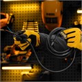 Шнур сетевой Energy Series, ПВС, 3 м, 2 x 1,5 мм, с неразборной вилкой, черный, Denzel 37423