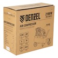 Компрессор воздушный рем. привод BCI 2100/50, 2,1 кВт, 50 литров, 400 л/мин Denzel 37461