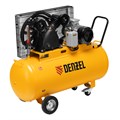 Компрессор воздушный рем. привод BCV 4000-T/200, 4,0 кВт, 200 литров, 690 л/мин Denzel 37464