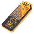 Набор сверл по металлу, 2-8мм, Р6М5-TiN, Golden Tip, 6 шт Denzel 37653