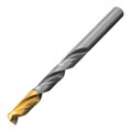 Набор сверл по металлу, 1-10 мм, Р6М5-TiN, Golden Tip, 10 шт Denzel 37654