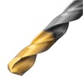 Набор сверл по металлу, 1-10 мм, Р6М5-TiN, Golden Tip, 10 шт Denzel 37654