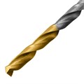 Набор сверл по металлу, 1-10 мм, Р6М5-TiN, Golden Tip, 19 шт Denzel 37656