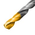 Набор сверл по металлу, 1-10 мм, Р6М5-TiN, Golden Tip, 19 шт Denzel 37656