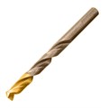 Набор сверл по металлу, 1-10 мм, Р6М5К8-TiN, Golden Tip, 10 шт Denzel 37658