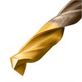 Набор сверл по металлу, 1-10 мм, Р6М5К8-TiN, Golden Tip, 10 шт Denzel 37658