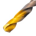 Набор сверл по металлу, 1-10 мм, Р6М5К8-TiN, Golden Tip, 19 шт Denzel 37660
