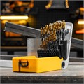 Набор сверл по металлу, 1-13 мм, Р6М5К8-TiN, Golden Tip, 25 шт Denzel 37662