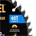 Пильный диск по дереву ф185 х 20 мм, 40 зубьев Denzel 37796