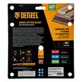 Пильный диск по дереву ф185 х 20 мм, 60 зубьев Denzel 37797