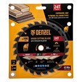 Пильный диск по дереву ф190 х 20 мм, 24 зубьев Denzel 37799