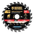 Пильный диск по дереву ф190 х 30 мм, 24 зубьев Denzel 37802