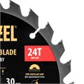 Пильный диск по дереву ф190 х 30 мм, 24 зубьев Denzel 37802