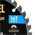 Пильный диск по дереву ф190 х 30 мм, 36 зубьев Denzel 37803