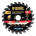 Пильный диск по дереву ф190 х 30 мм, 24 зубьев, тонкий Denzel 37805