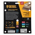 Пильный диск по дереву ф190 х 30 мм, 24 зубьев, тонкий Denzel 37805