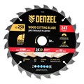 Пильный диск по дереву ф250 х 30 мм, 24 зубьев Denzel 37817