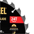Пильный диск по дереву ф250 х 30 мм, 24 зубьев Denzel 37817