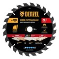 Пильный диск по дереву ф300 х 30 мм, 24 зубьев Denzel 37824