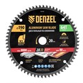 Пильный диск по алюминию ф190 х 20 мм, 64 зубьев Denzel 37836