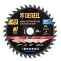 Пильный диск по дереву ф150 х 20 мм, 36 зубов, тонкий Denzel 37857
