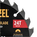 Пильный диск по дереву ф160 х 20 мм, 24 зубьев Denzel 37858