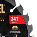 Пильный диск по дереву ф165 х 20 мм, 24 зубьев, тонкий Denzel 37864