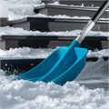 Лопата для уборки снега, полипропилен, 350х405х1300мм, алюминиевый черенок, ПВХ накладка, LUXE Palisad 37932