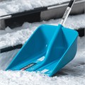 Лопата для уборки снега, полипропилен, 365х460х1500мм, алюминиевый черенок, ПВХ накладка, LUXE Palisad 37933