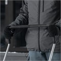 Скрепер для уборки снега, полипропилен, колеса, 750х445х1275 мм, рукоятка с ПВХ, LUXE Palisad 37938