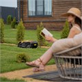 Робот-газонокосилка Grass Master 1000  1000м², 3Ач, 28V, LCD дисплей, Denzel 38077
