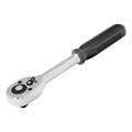 Ключ-трещотка 3/8", 45 зубьев, с быстрым сбросом, CrV, хром Сибртех 38273