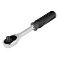 Ключ-трещотка 1/4", 45 зубьев, с быстрым сбросом, CrV, хром Сибртех 38275